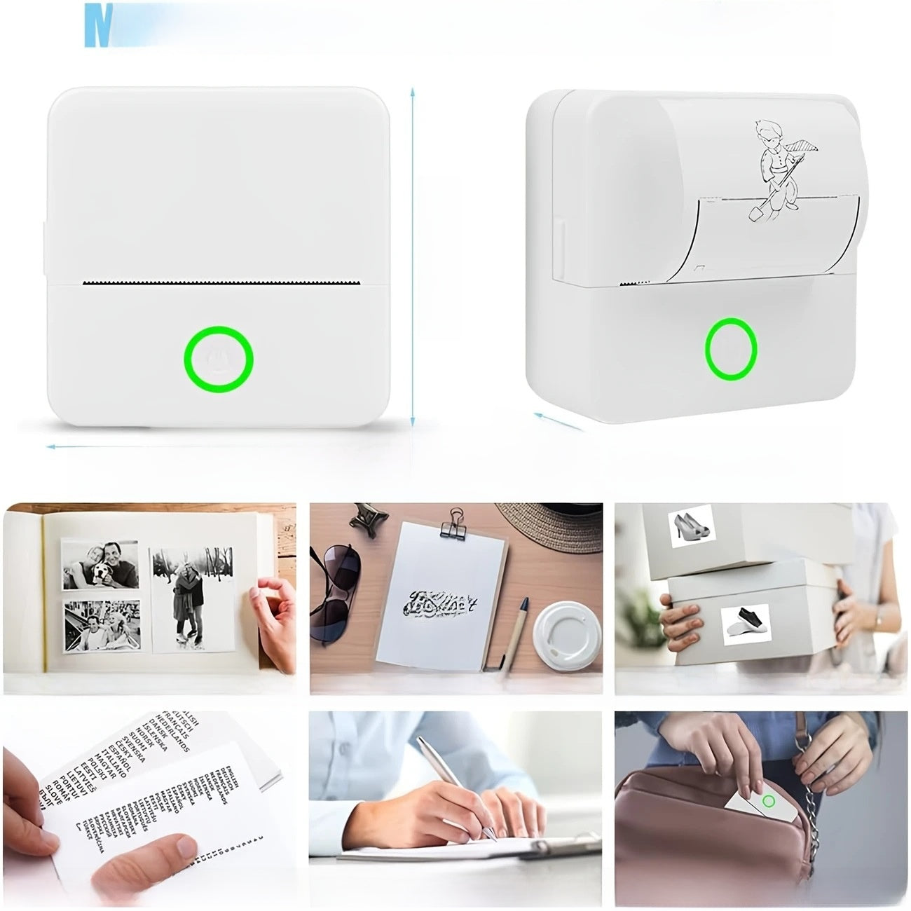 Mini Portable Wireless Thermal Printer
