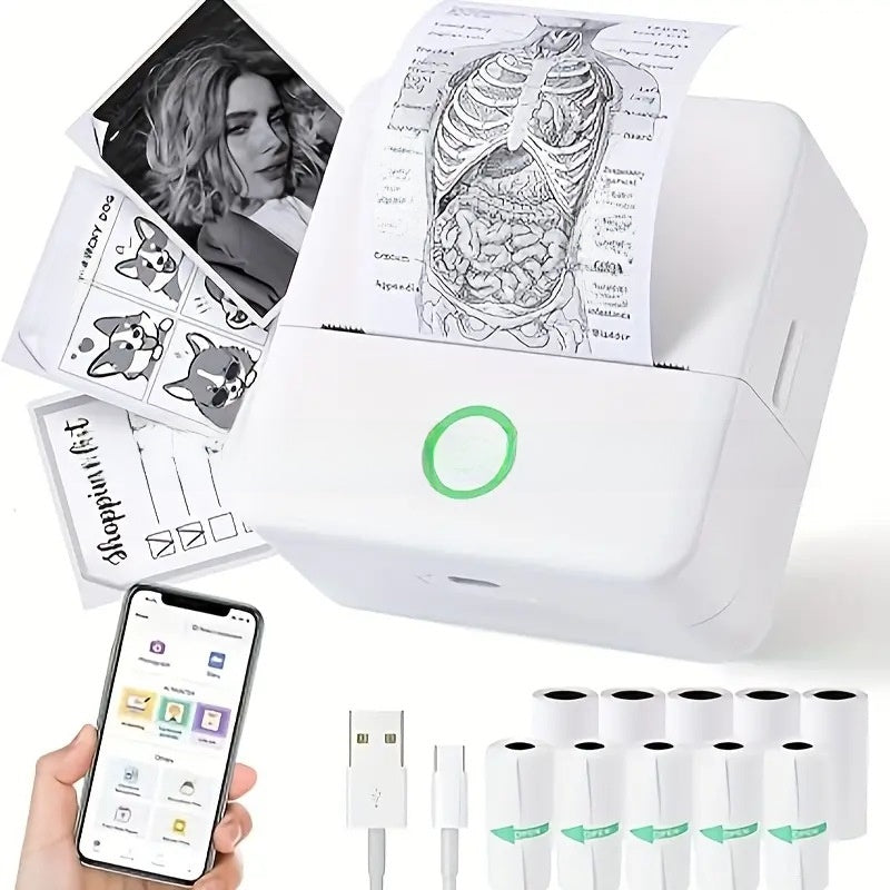 Mini Portable Wireless Thermal Printer